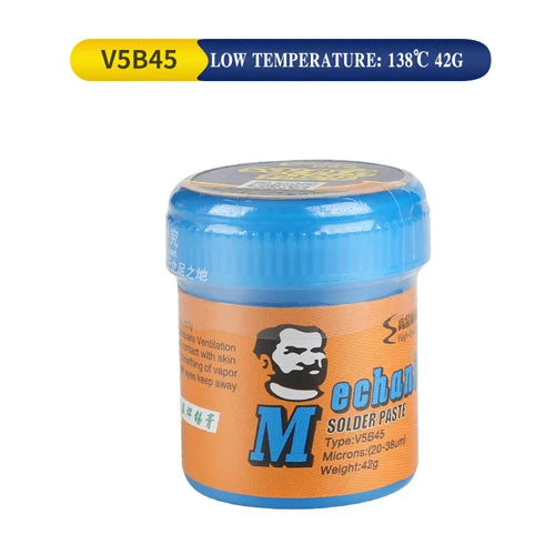 MECHANIC Lead-Free Solder Paste Low/High Temperature Soldering Flux Welding Tin Paste for Mobile Phone PCB BGA SMD Repair Tools