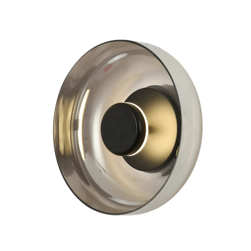 Glass LED Wall Lamp Indoor Decor Glass Bowl Wall sconces Nordic Living Bedroom Bedside Kitchen Lighting Fixtures