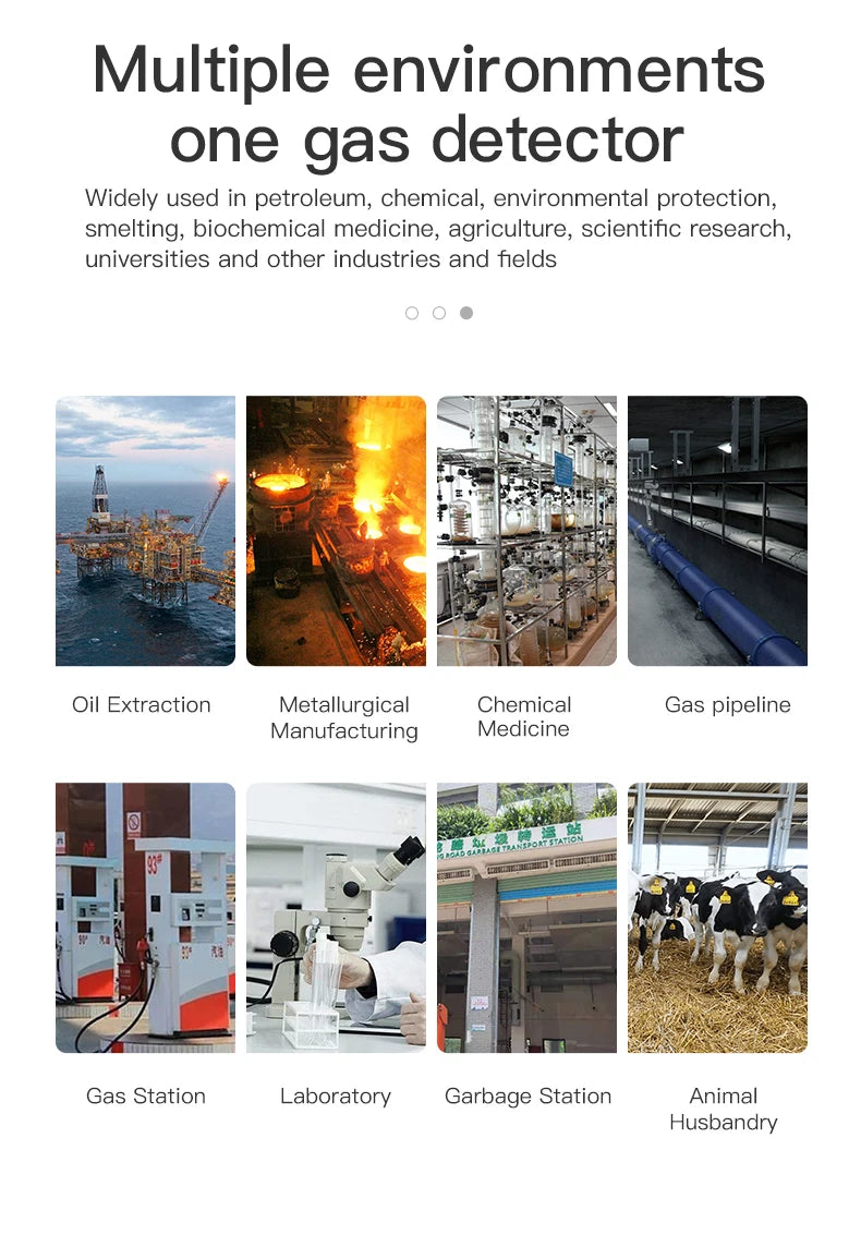 Bosean O2 H2S CO LEL 4 in 1 Oxygen Hydrogen Sulfide Carbon Monoxide Leak Detector Pump Multi Gas Detector Gas Meter