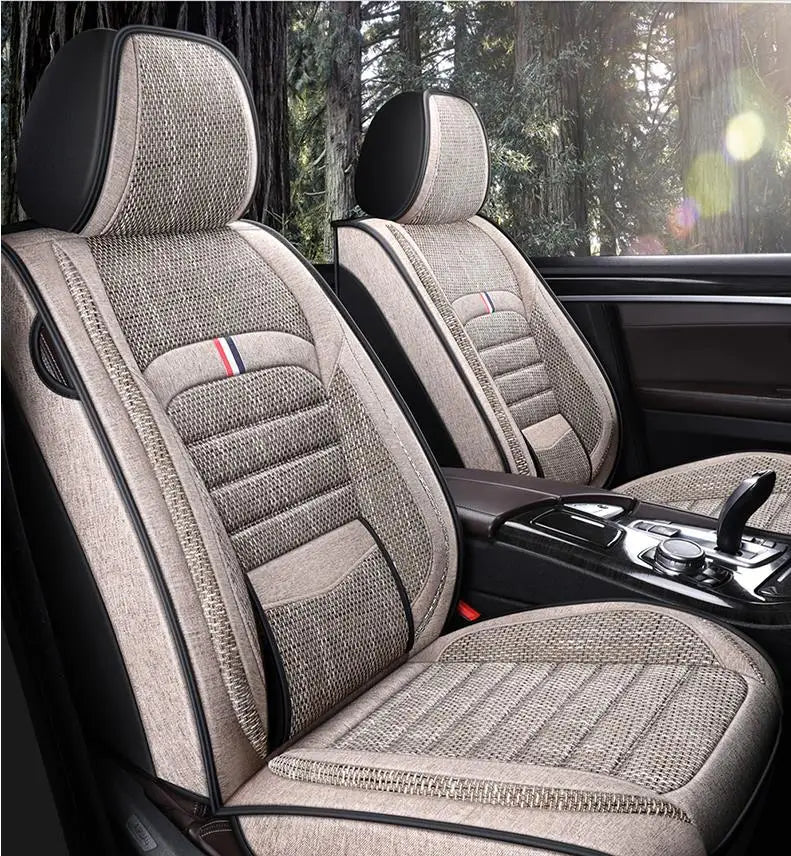 Car Front&Rear Seat full surround Cover Car Styling Universal for Five-Seat Cars with pillow for All Four Seasons