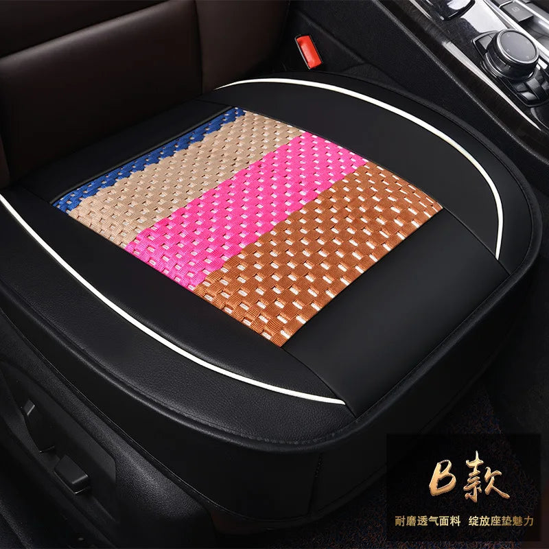 Ice silk all-inclusive butt cushion four seasons breathable car seat leaflet refreshing seat cushion car decoration