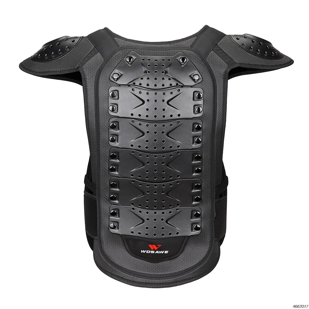 Motorcycle Jacket Adult Chest Back Protector Moto Body Armor Guard Racing Body Protector Armor Jacket Motocross Protective Gear