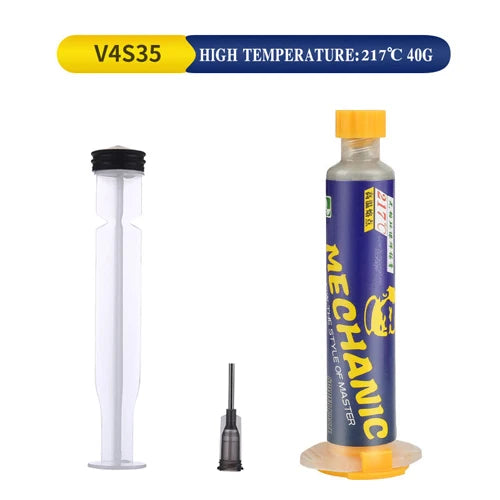 MECHANIC Lead-Free Solder Paste Low/High Temperature Soldering Flux Welding Tin Paste for Mobile Phone PCB BGA SMD Repair Tools