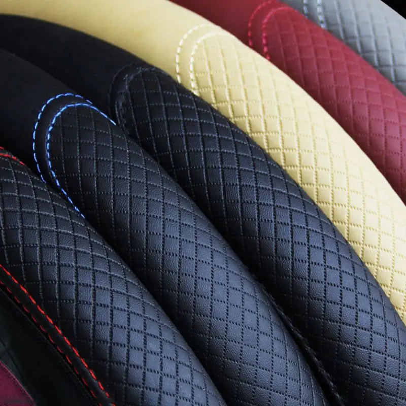 All Season Car Steering Wheel Cover Anti-Slip Durable Wheel Protector Universal Fit For Car Truck SUV