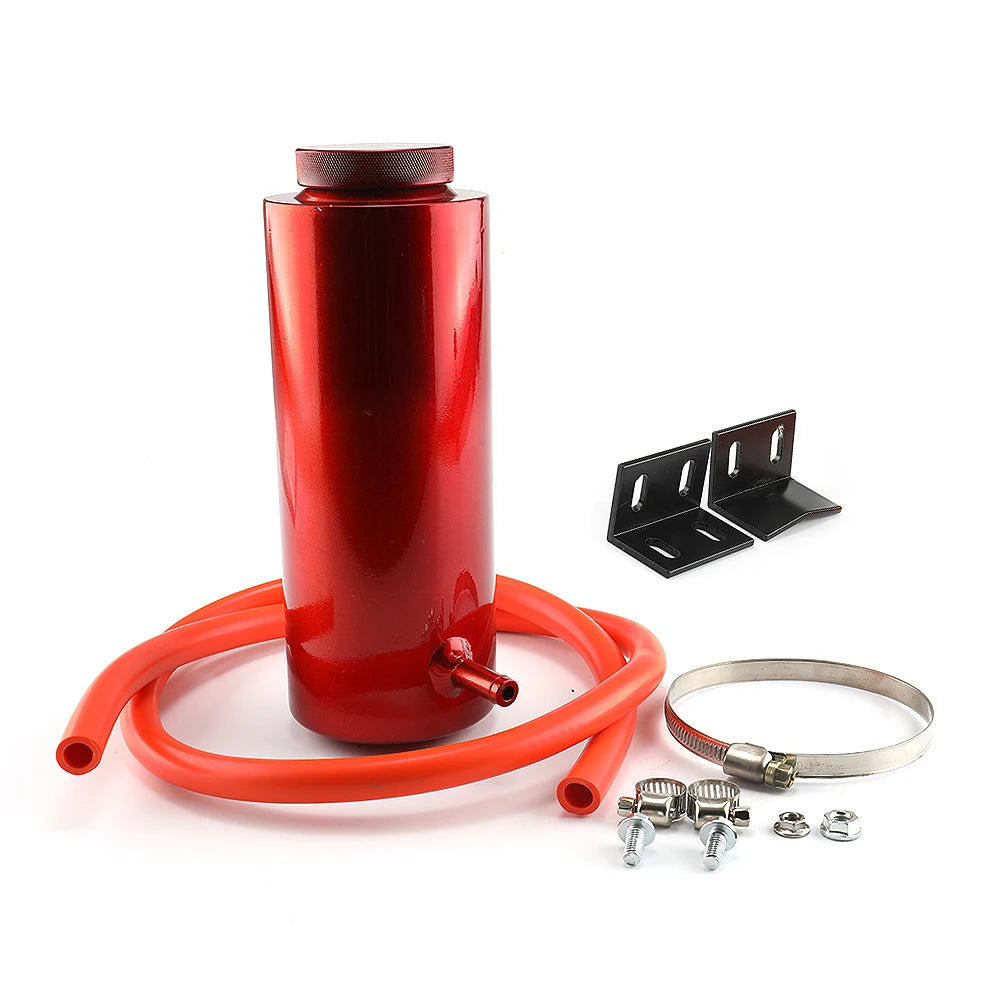 Universal Radiator Coolant Tank 800ml Coolant Expansion Tank Cooling Catch Bottle Overflow Reservoir Aluminum Car Styling