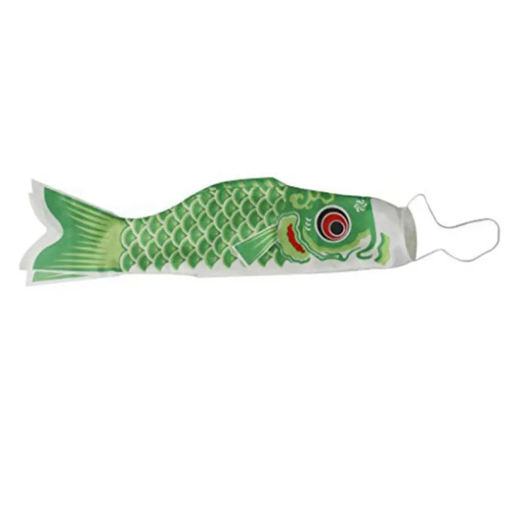 Satin Japanese Carp Windsock Wind Streamer Koi Nobori Sailfish Fish Flag for Outdoor Garden Yard Children's Day Decoration