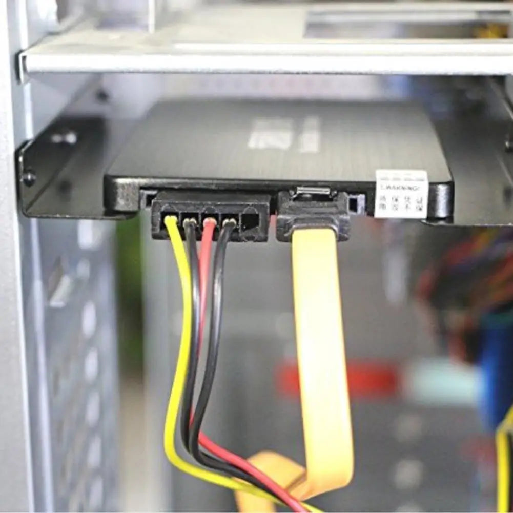 2.5 Inch SSD HDD to 3.5 Inch Metal Mounting Adapter Bracket Dock Hard Drive Holder for PC Hard Drive Enclosure