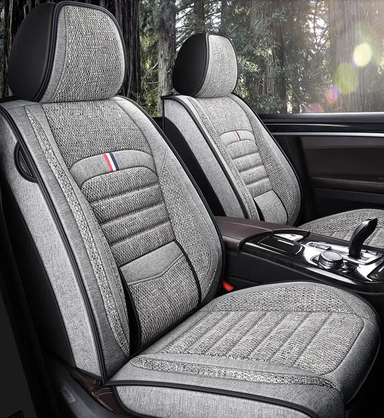 Car Front&Rear Seat full surround Cover Car Styling Universal for Five-Seat Cars with pillow for All Four Seasons