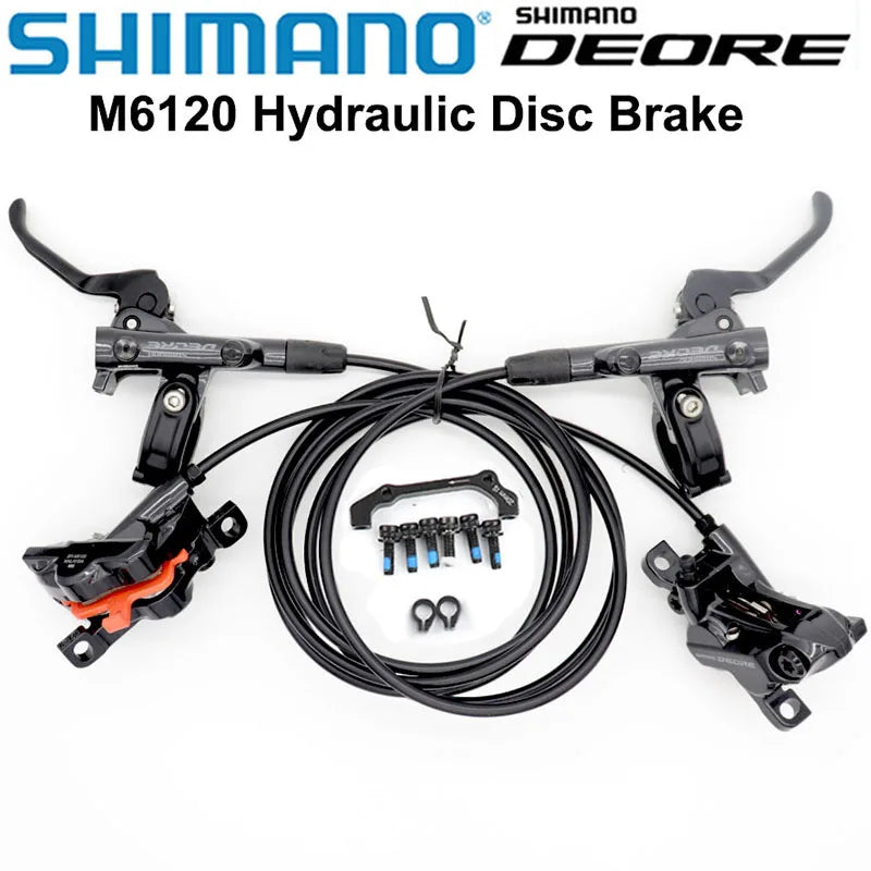 SHIMANO DEORE M6100 2 Piston M6120 4 piston Brake MTB Mountain Bikes Hydraulic Disc Brake MTB BR BL-M6100 DEORE Brake