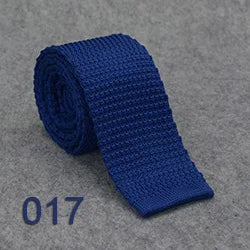 Knitted Ties For Men Slim Fashion Neckties Plain Black Red Knit Tie Men Women Wedding Daily Casual Neck Knitted Cravatas HUISHI