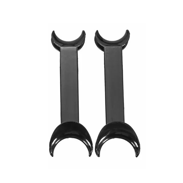 2PCS/Bag Dentistry Black Double Head Lip Retractor Dental Intraoral Lip Cheek Orthodontic Mouth Opener Dentist Tools 2 Sizes