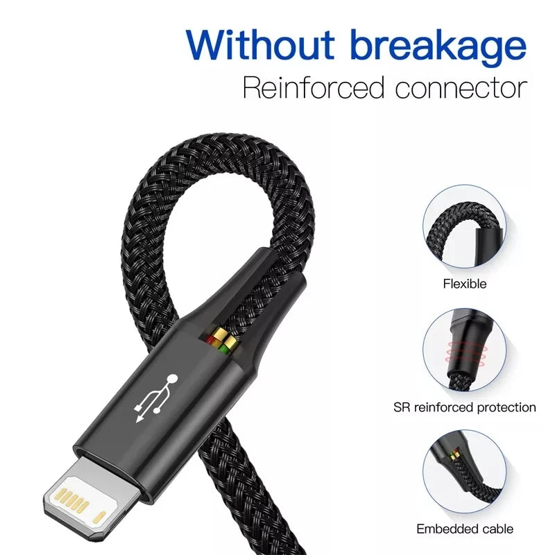 Baseus 4 in 1 USB Cable Type C Cable for Samsung S20 Xiaomi Mi 9 Cable for iPhone 12 X 11 Pro Max Huawei Charger Micro USB Cable