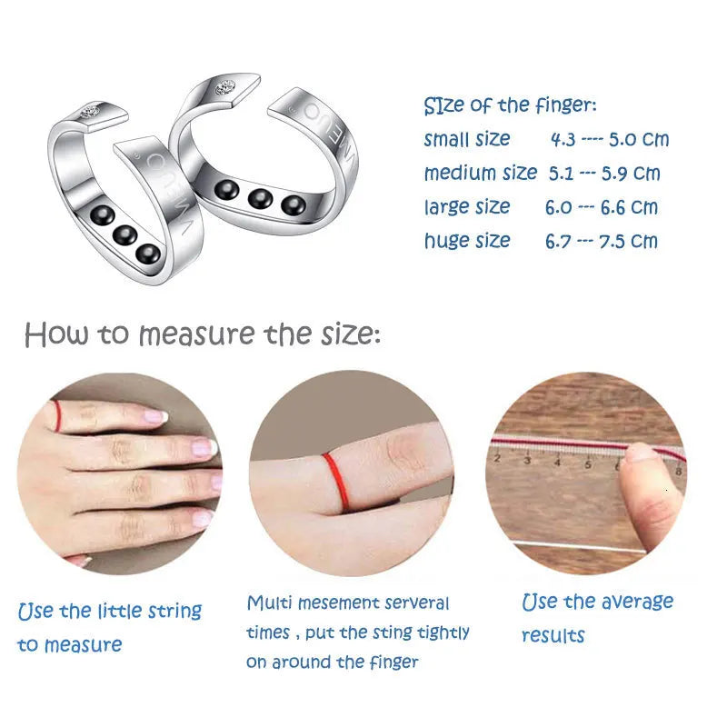 Anti Snore sleep Ring Magnetic Therapy Acupressure Treatment Against Snoring Device Snore stop Stopper Finger Ring Sleeping Aid