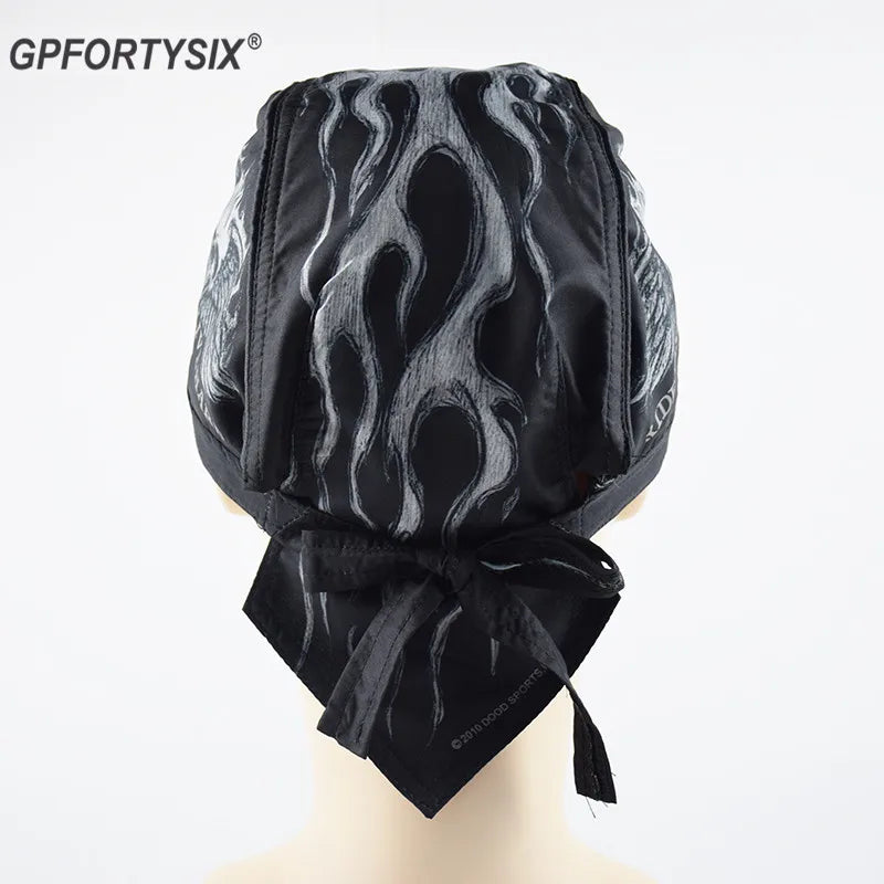 Motorcycle Face Mask Summer Running Cycling Hat Motorcycle Skull Caps Helmet Balaclava Headwrap Bandana Face Shield Headband