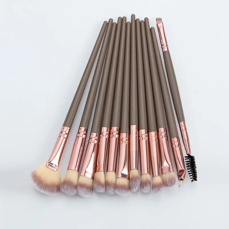 Ronshadow 12PCS Makeup Brushes Set Brochas Maquillaje Pincel De Maquiagem Kit Rangement Maquillage Beauty  Makeup Tools