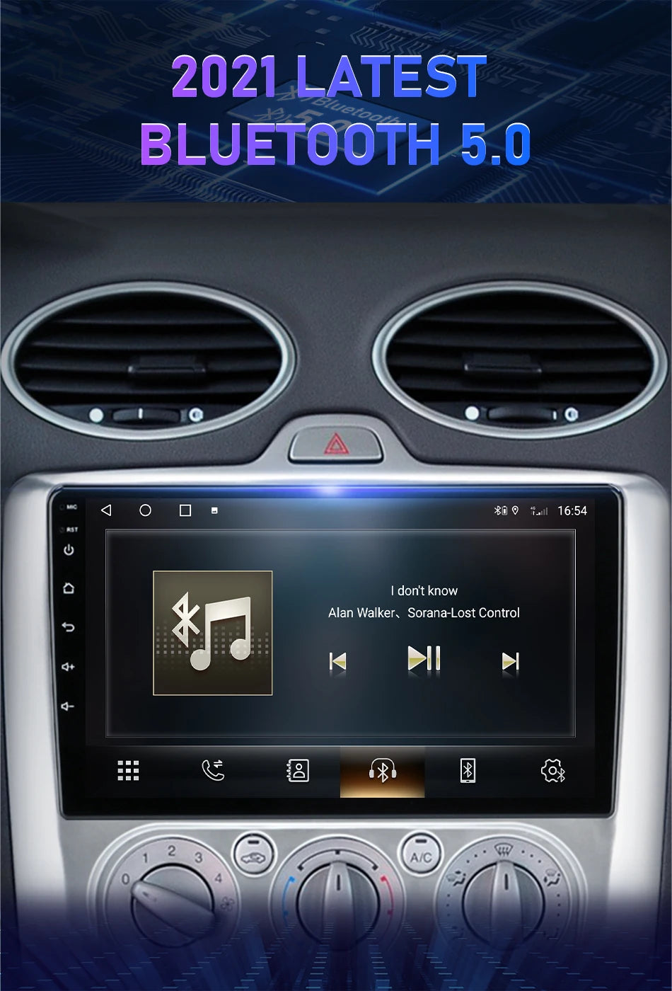 2 Din Android 12 Car Radio For Ford Focus 2 3 Mk2/Mk3 2004-2011 Multimedia Video Player GPS 4G Carplay Auto Stereo RDS Head Unit