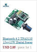 TPA3110 XH-A232 30W+30W 2.0 Channel Digital Stereo Audio Power Amplifier Board DC 8-26V 3A  for Arduino