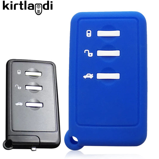 Kirtlandi Key Cover Case Holder for Subaru Forester Outback Legacy XV 3 Buttons Smart Fob Set Car Accessories Keychan Protective