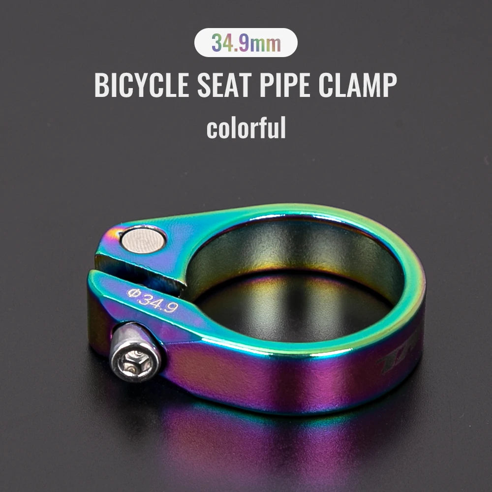TANKE Seat Post Clamp MTB Road Bike 31.8 34.9mm Mountain Aluminum Alloy Ultralight Mountain Bicycle Seatpost Clamps Cycling Part