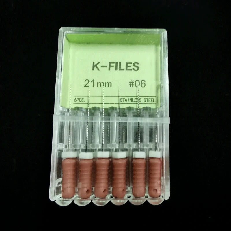 Dental Root Cannal Endo K File 21mm 25mm 31mm Stainless Steel Endodontic Instruments Dentist Dentistry Odontologia Tools