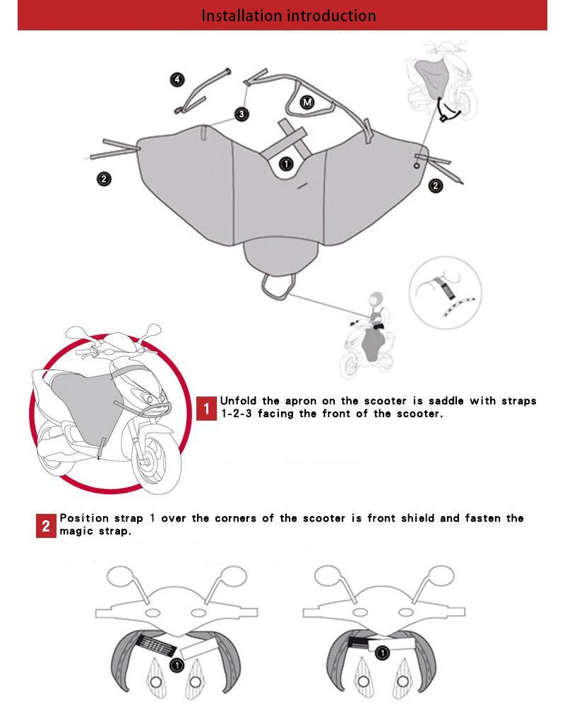Scooters Leg Cover Knee Blanket Warmer For Vespa GTS Waterproof Windproof Motorcycle Winter Quilt For Honda Peugeot YAMAHA
