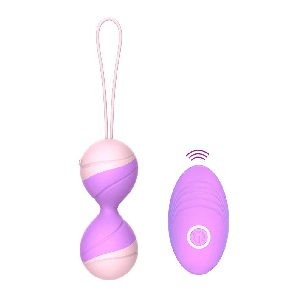 Kegel Balls Vibrator Vibrating Egg Sex Toys For Woman Remote Control Vaginal Tight exercise Ben Wa Geisha Muscle Shrink Sex Toys
