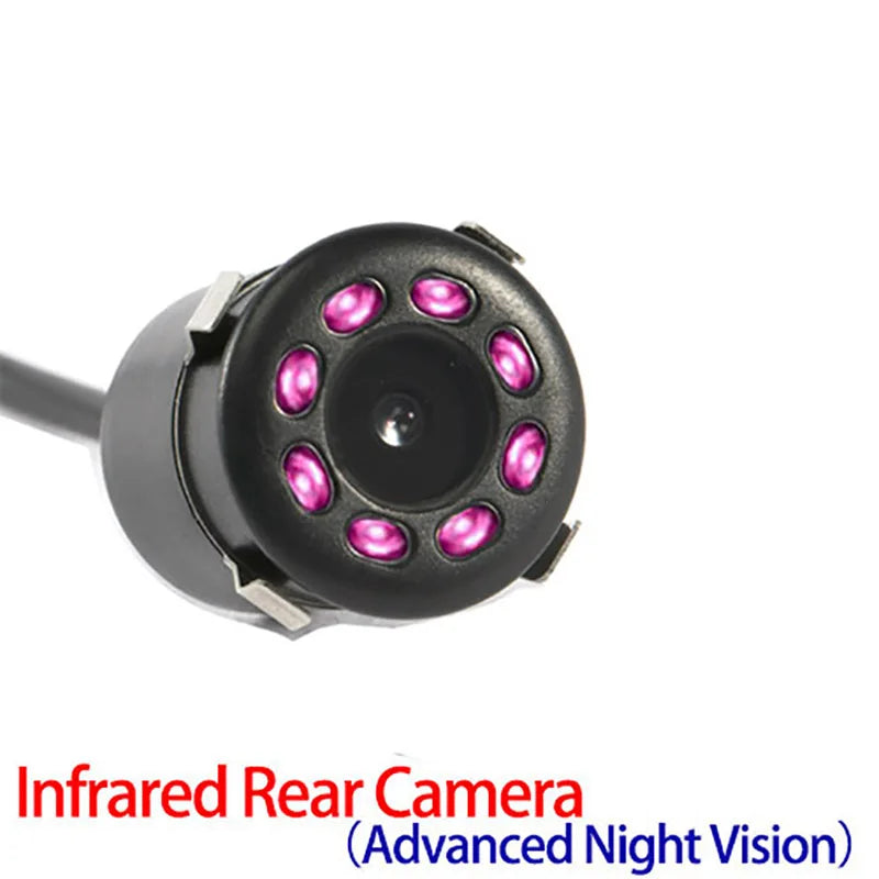 SINOVCLE Reverse Camera Rearview Car  Infrared Night With & Without LED Vehicle Backup Wiring Waterproof HD  Camera Kit
