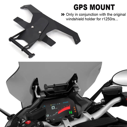 For BMW R 1250 RS r1250rs Motorcycle Accessories Stand Holder Phone Mobile Phone GPS Plate Bracket New R1250RS 2021