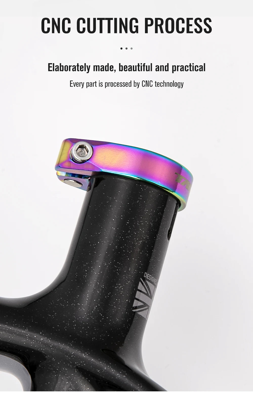 TANKE Seat Post Clamp MTB Road Bike 31.8 34.9mm Mountain Aluminum Alloy Ultralight Mountain Bicycle Seatpost Clamps Cycling Part