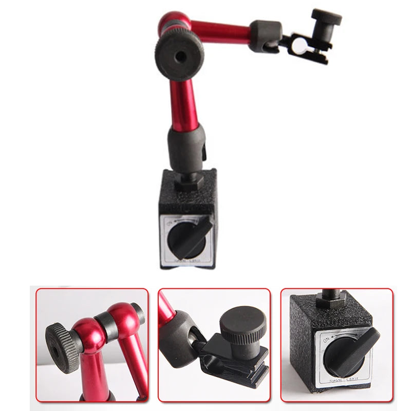 Digital Dial Indicator 0-12.7mm/0.5'' 0-25.4mm 0.01mm Mini Magnetic Base Holder Gauge Caliper Measuring Tools