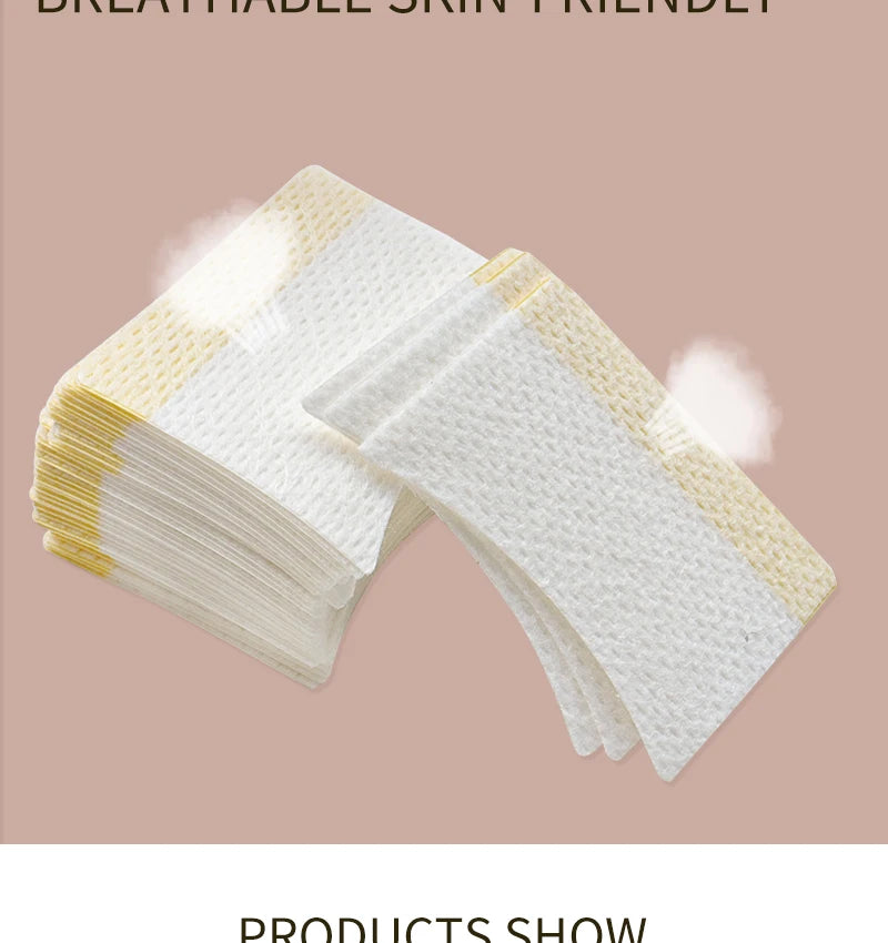 40 Pcs Disposable Cotton Eyelash Patch Sticker For Removing False Lash Eye Pads Patch Eyelash Extension Makeup Tools