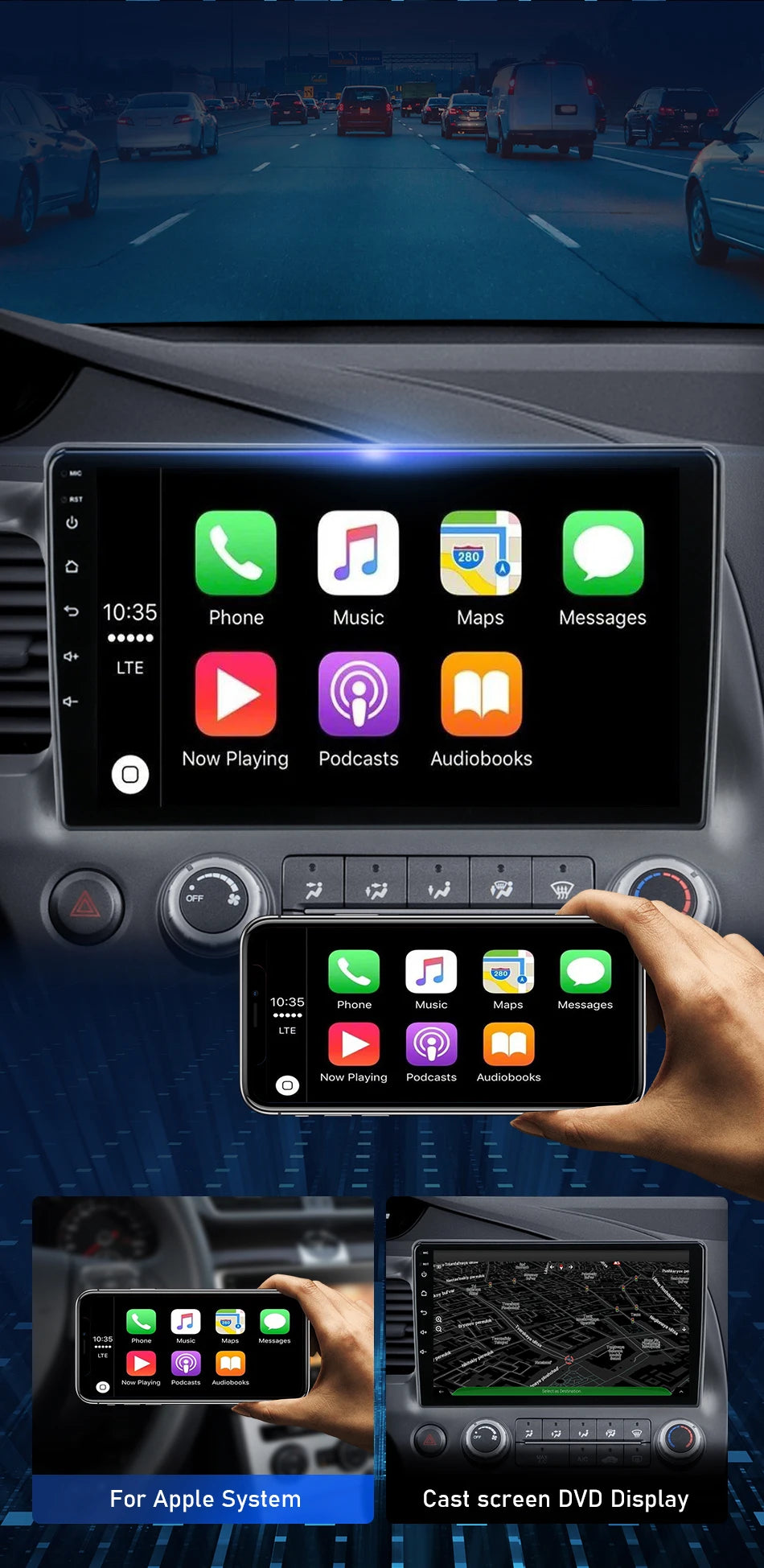 Srnubi Car Radio 2 Din Android 12 Auto Carplay Universal 7" 9" Multimedia Player for Nissan Honda Toyota Lada Volkswagen Hyundai