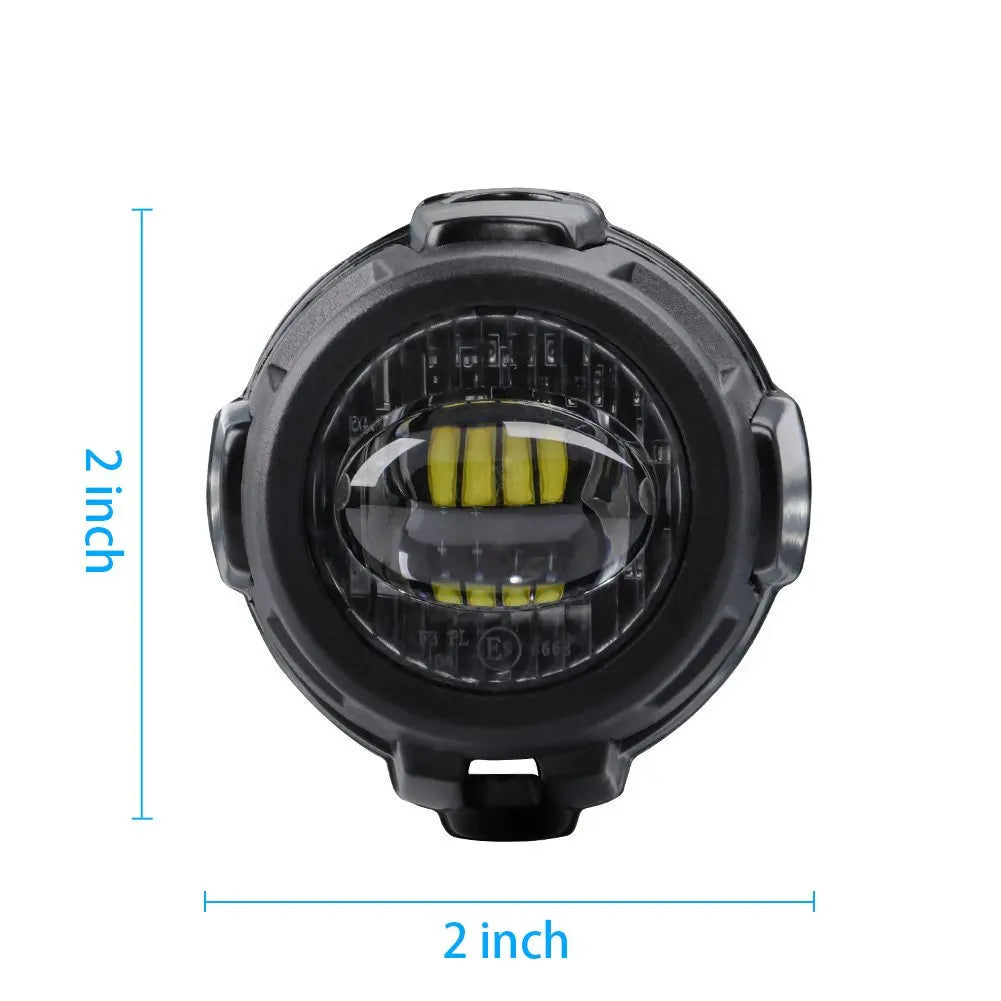 2 Pcs 40W LED Auxiliary Lamp 6000K Super Bright Fog Driving Light Kits Led Lighting Bulbs DRL For Motorcycle BMW K1600 R1200G