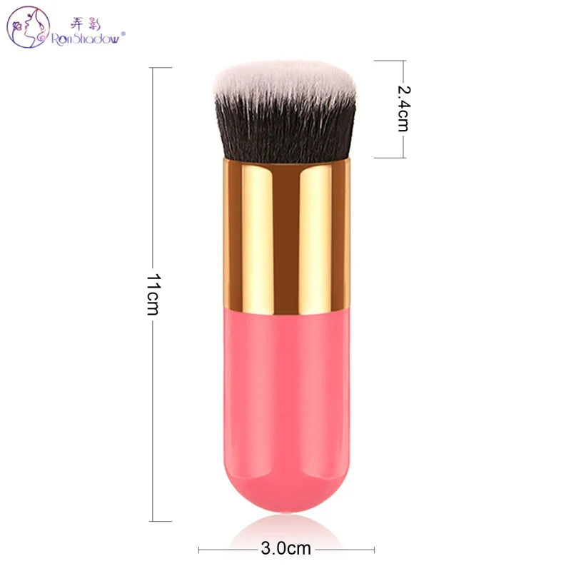 Ronshadow Single Portable Foundation Powder Cosmetic Makeup Brush Beauty Pudgy Make Up