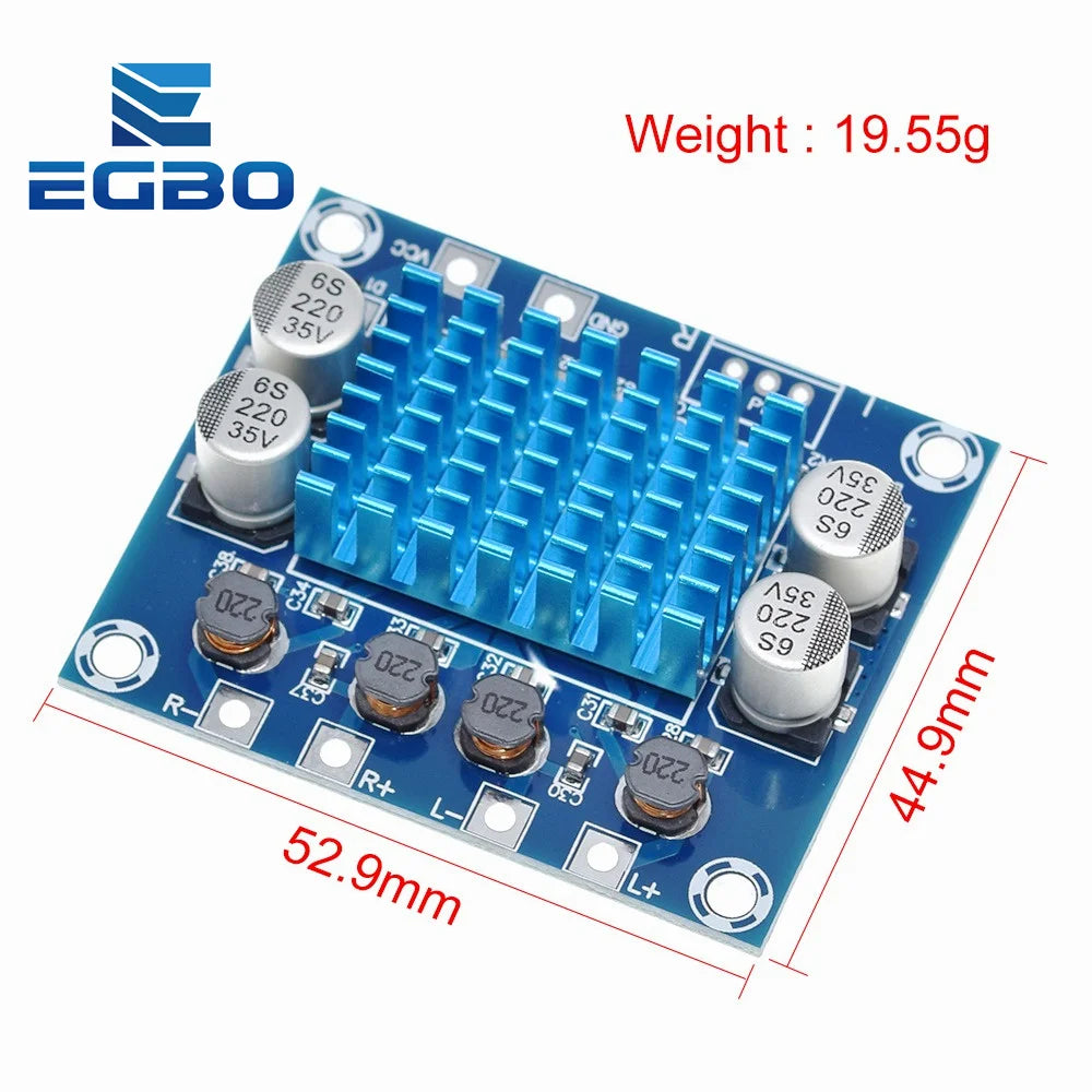 TPA3110 XH-A232 30W+30W 2.0 Channel Digital Stereo Audio Power Amplifier Board DC 8-26V 3A  for Arduino