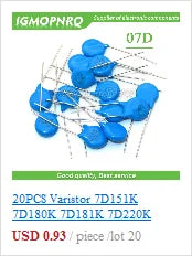 10PCS 25V1000UF 10*17mm 1000UF 25V 17*10 Aluminum electrolytic capacitor