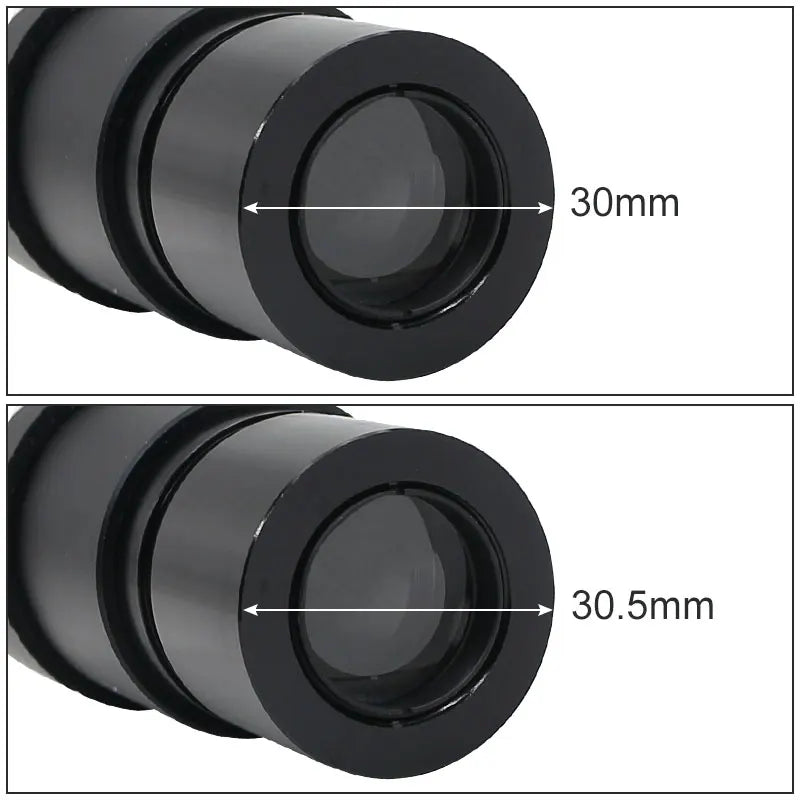 Stereo Microscope Eyepiece WF5X WF10X WF15X WF20X Optical Lens Wide Field Mounting Diameter 30mm or 30.5mm with Rubber Eye Cups