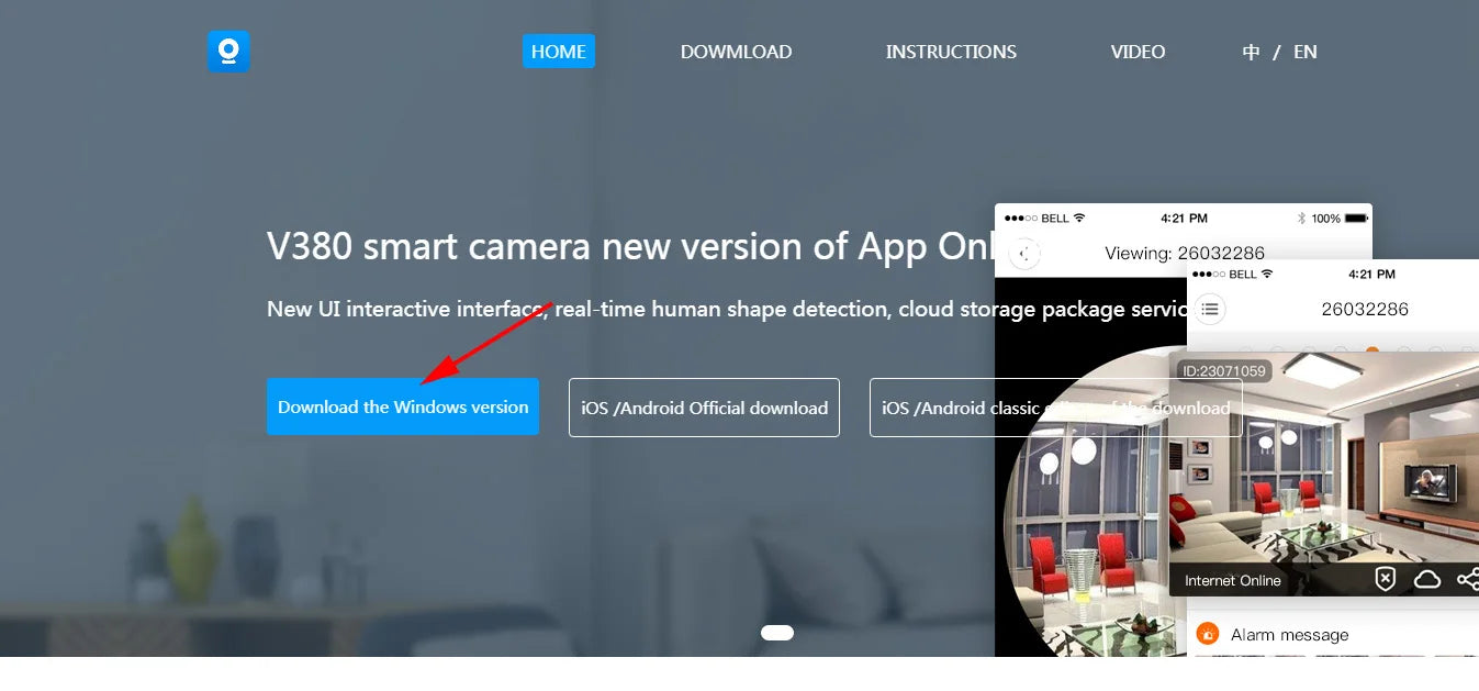 V380 Door Eye Hole Security 1080P HD  1.7mm Lens Wide Angle FishEye CCTV Network Mini Peephole Door WifI  Camera P2P ONVIF