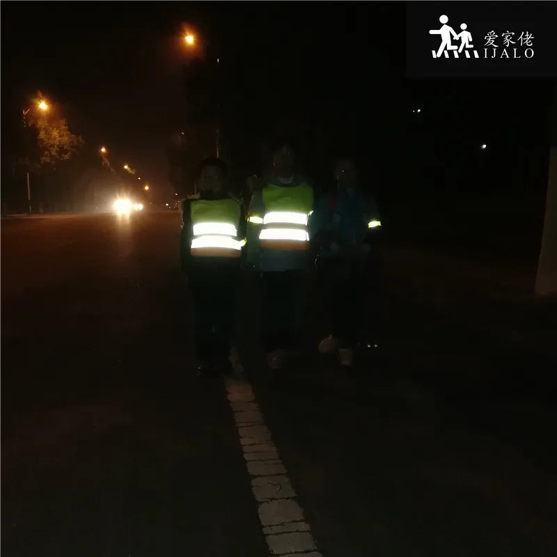 Pupils Safety Warning Vest Kids Reflective Vest School Children Training Breathable Jacket Scooter Cycling Fluorescent Waistcoat