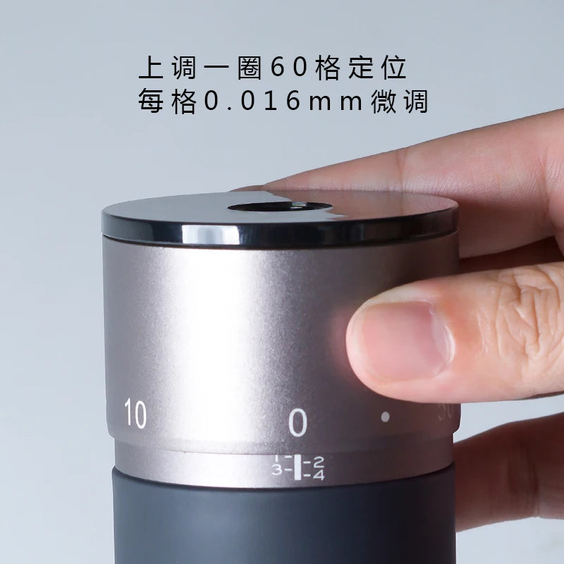 Kingrinder K4 /K6 manual coffee grinder portable mill 420stainless steel 48mm stainless steel Titanium plating burr