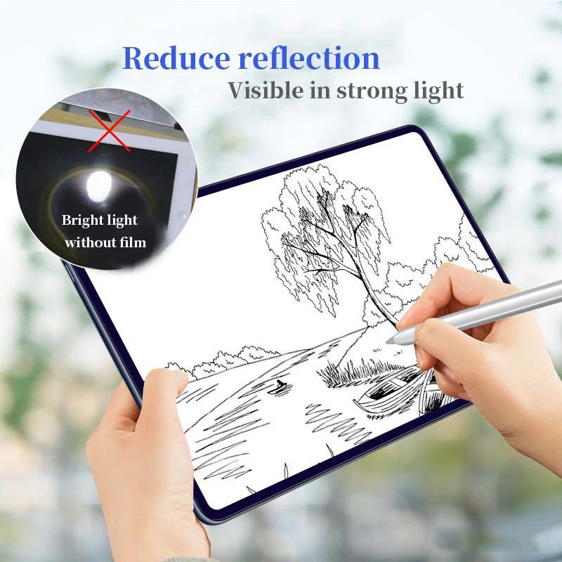 For Samsung Galaxy Tab S6 Lite 2022 Paper Touch Screen Protector Anti-Skip Matte Protective Drawing Film For SM-P613 SM-P619