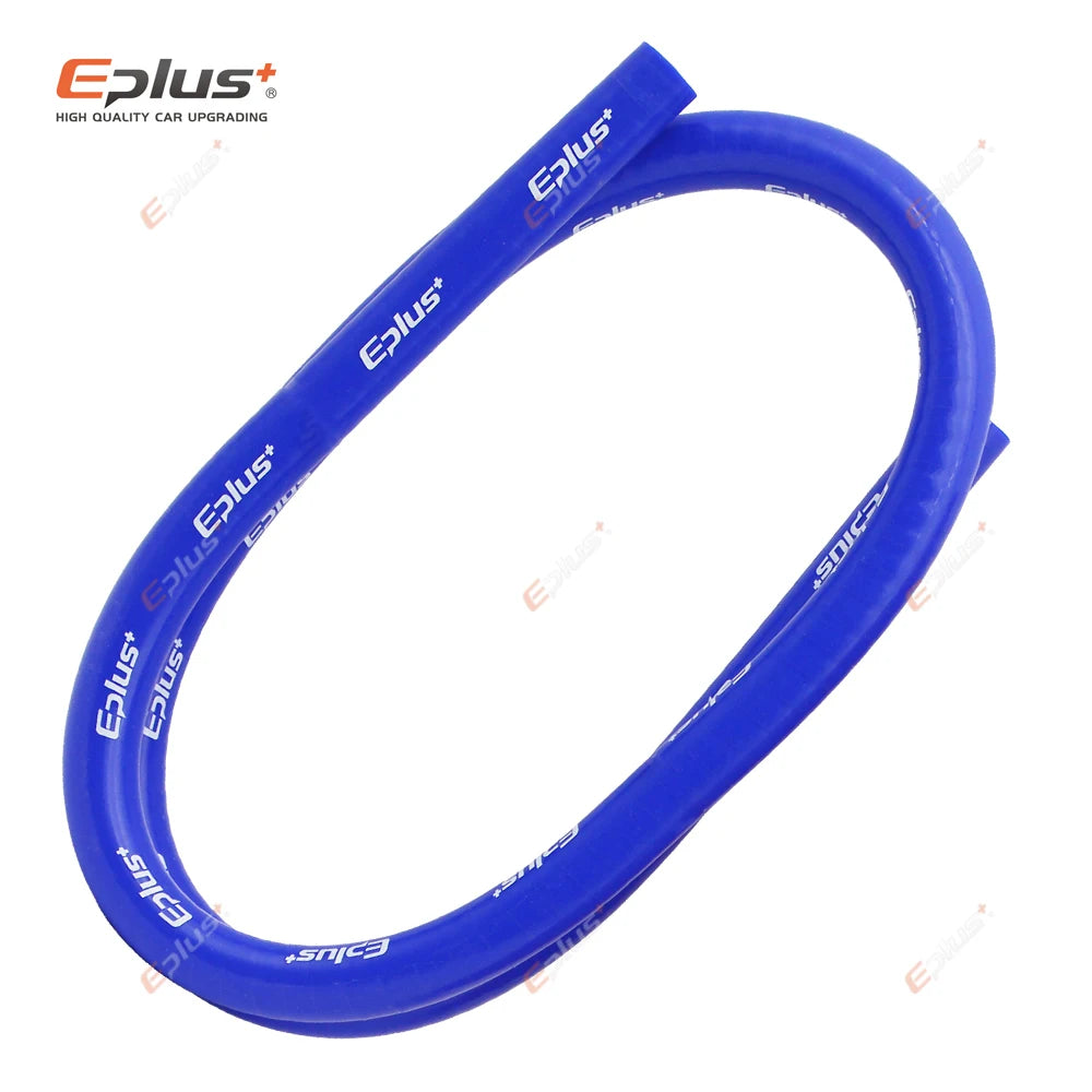 EPLUS 3 Layers Polyester Silicone Hoses Straight 1 Meter Car Engine Universal High Temperature Silica Gel Tube Black Multi Size