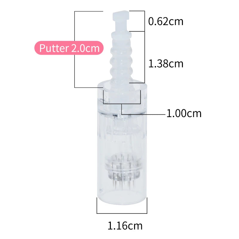 Dr.pen M7-W Derma Pen Needle Cartridge Needle Tips 12 pin needles for electric Micro Rolling Derma Wireless Micro Needle Machine