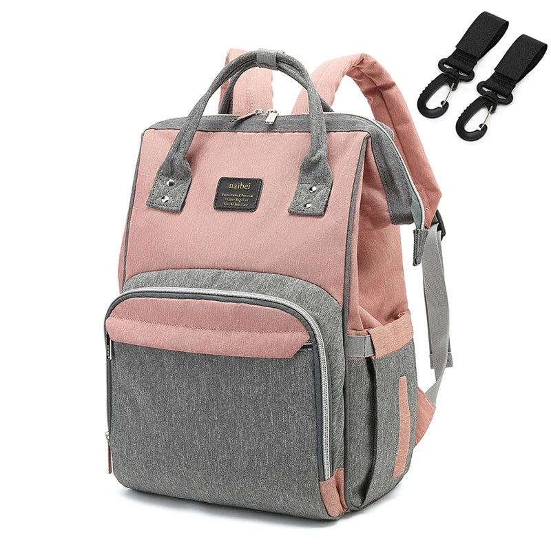 Nappy Backpack Bag Mummy Large Capacity Bag Mom Baby Multi function Waterproof Outdoor Travel Diaper Bags For Baby Care