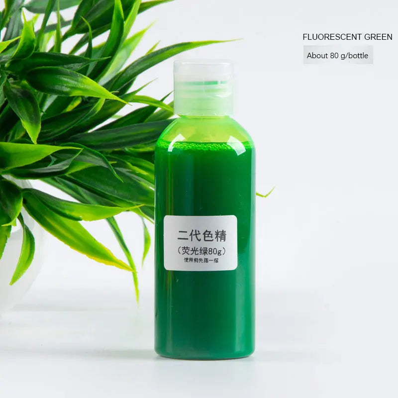 80g Epoxy Resin Pigments Second-generation Highly Concentrated Bright Color Precision Liquid Colorant Dye DIY Jewelry Making