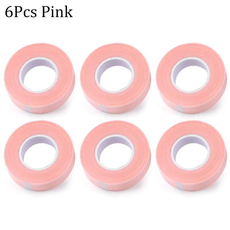 2/8PCS Micropore Lash Tape Eyelash Extension Supplies Transparent 4.5/9m Breathable Easy To Tear Medical Tapes Lash Makeup Tool