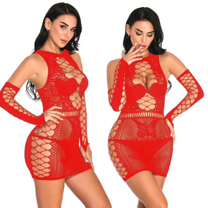 Plus Size Sexy Lingerie Women Porn Babydolls Exotic Dress For Sex Sensual Lenceria Perspective Sexy Costume Hot Erotic Lingerie