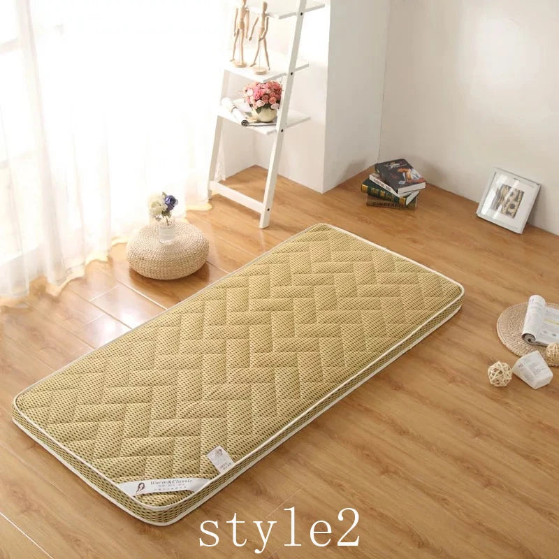 Comfortable Soft Foldable Tatami Mattress students Thick warm 4D Breathable mesh Mattress with straps twin queen king size