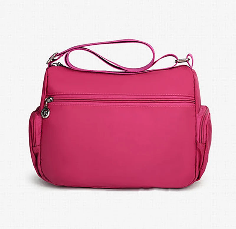 Large Capacity Women Crossbody Bag Waterproof Tote Casual Nylon Shoulder Bag Purse Handbag Lightweight Travel Messenger Bag