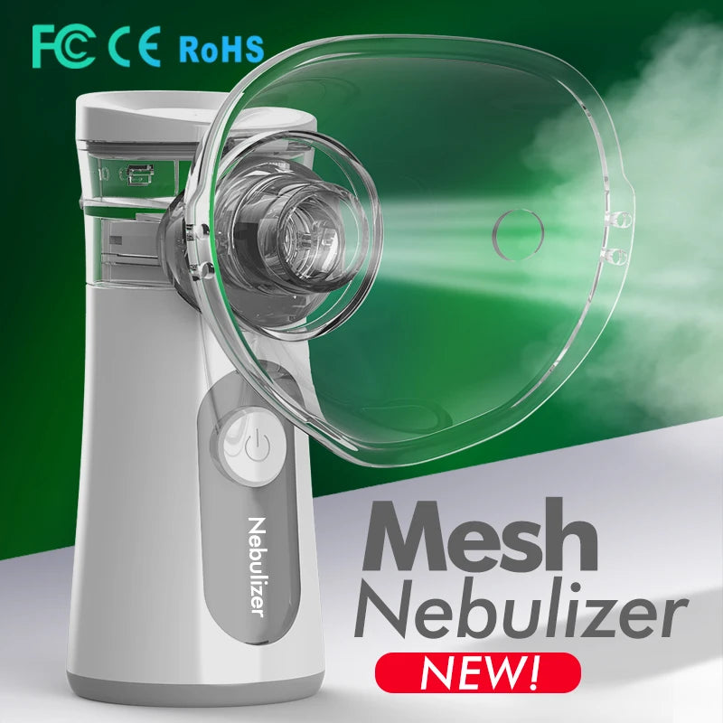 Handheld Portable autoclean Inhale Nebulizer Mesh Atomizer silent inhaler nebuliser inhalator for kids nebulizador portatil